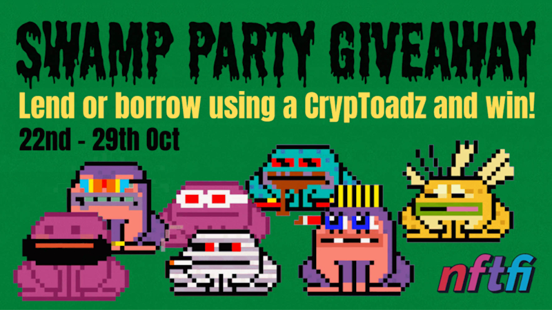 toadz giveaway nftfi