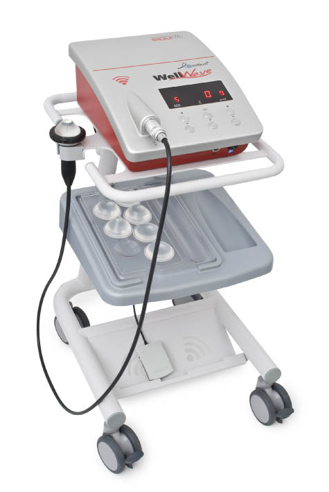 Extracorporeal shock wave therapy device.