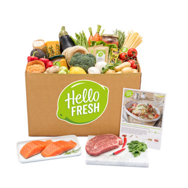Box met groenten van Hellofresh