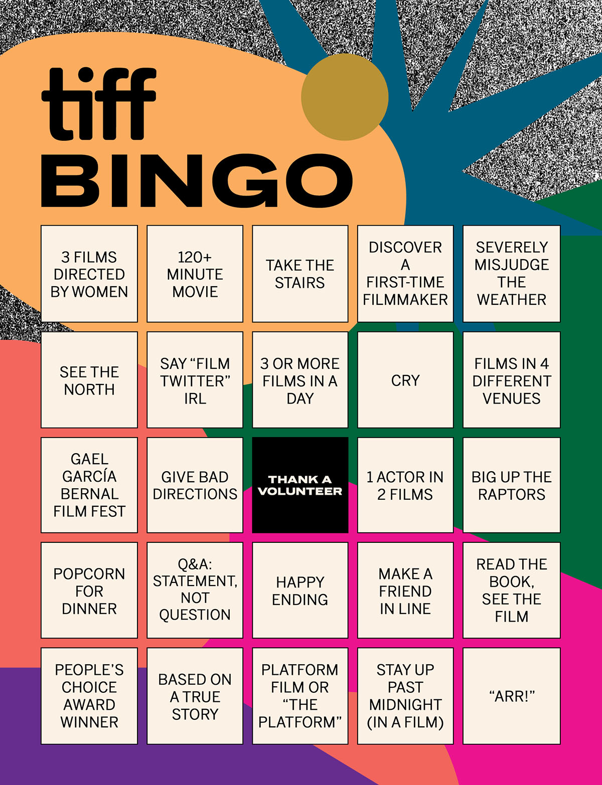 TIFF Bingo