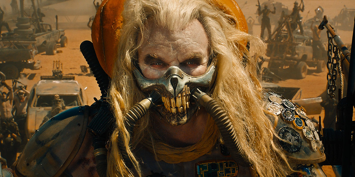 Immortan Joe Moore driving a car