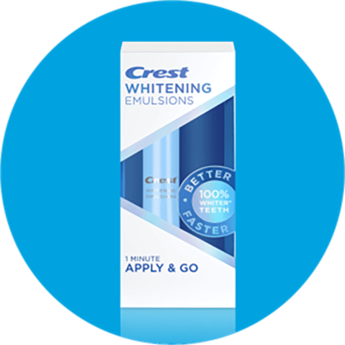 Crest Whitening Emulsions