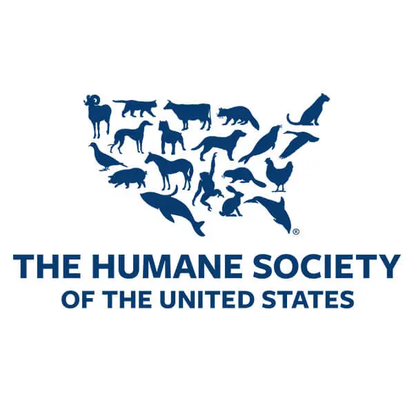 Logo van Humane Society van de Verenigde Staten