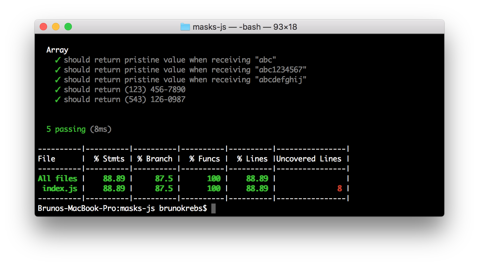 NPM Package Development: Test Coverage with Istanbul.