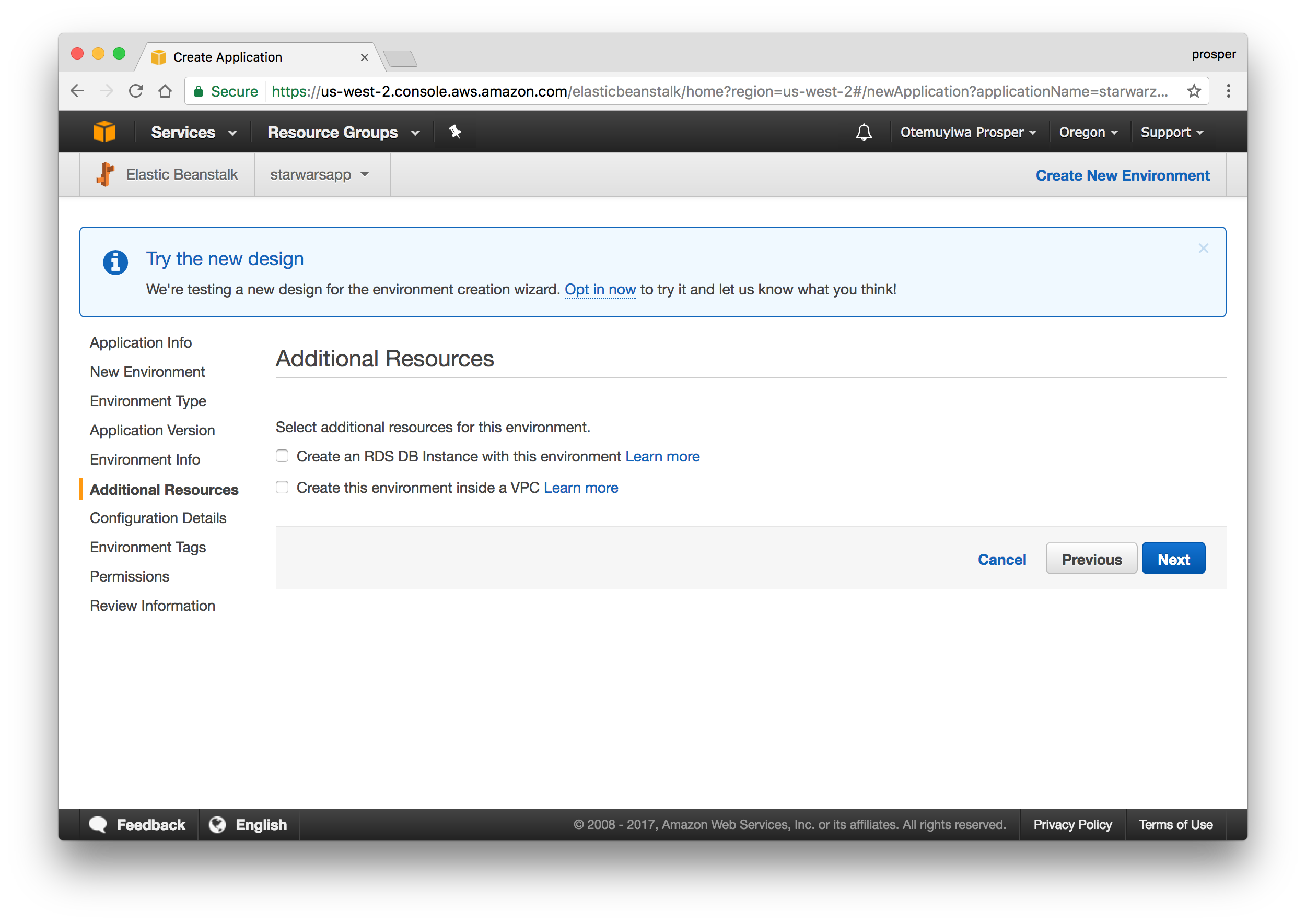 Skip setting up DB Instance