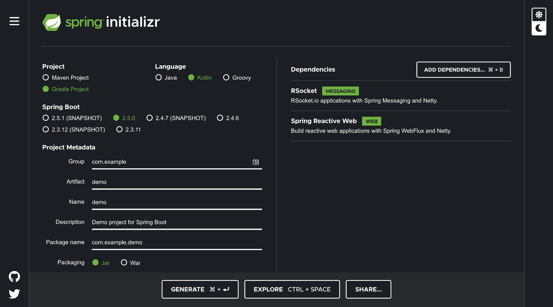 The WebFlux server