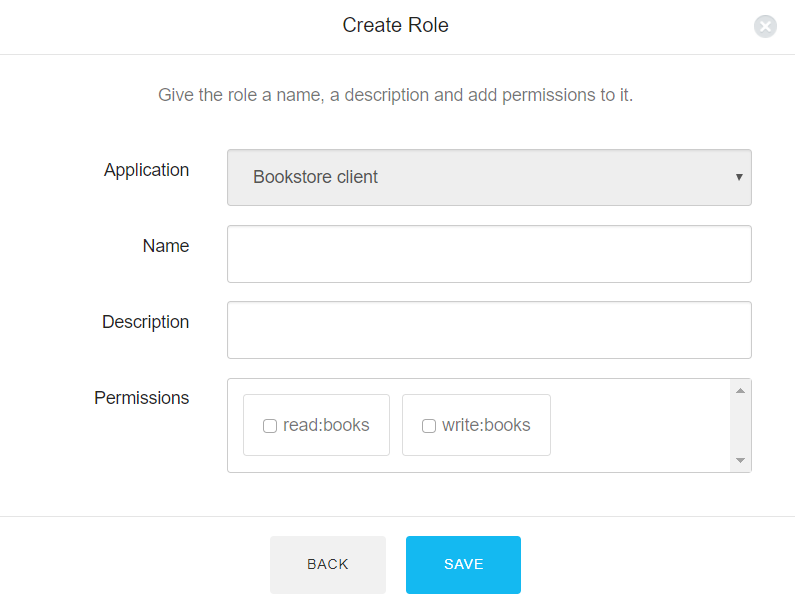 Configuring permissions and roles