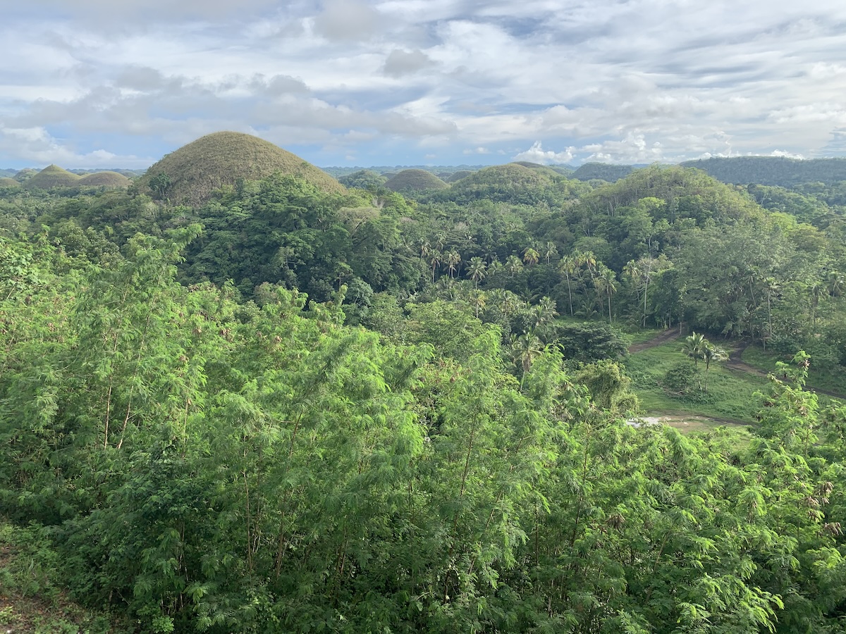The Chocolate Hills in Bohol, Philippines