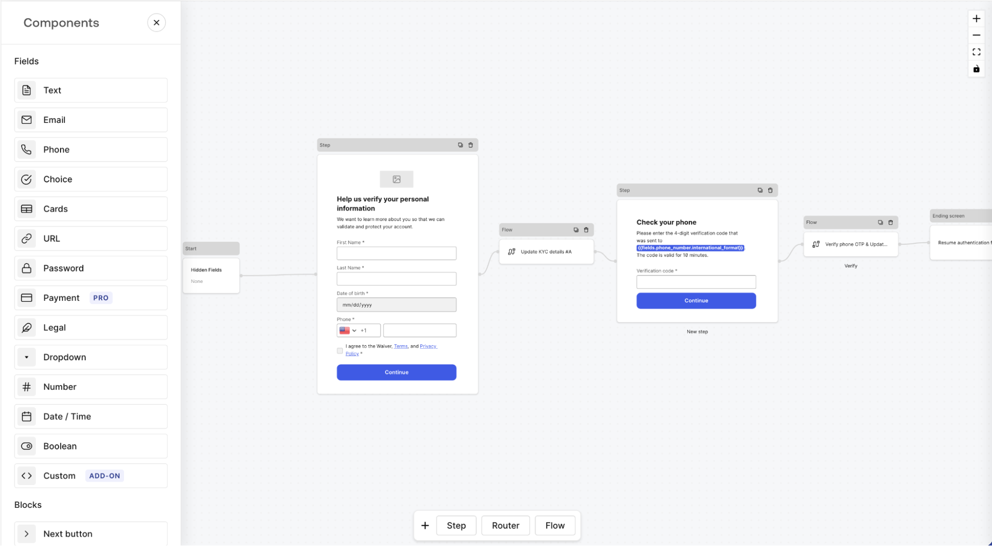 Auth0's Forms Drag and Drop