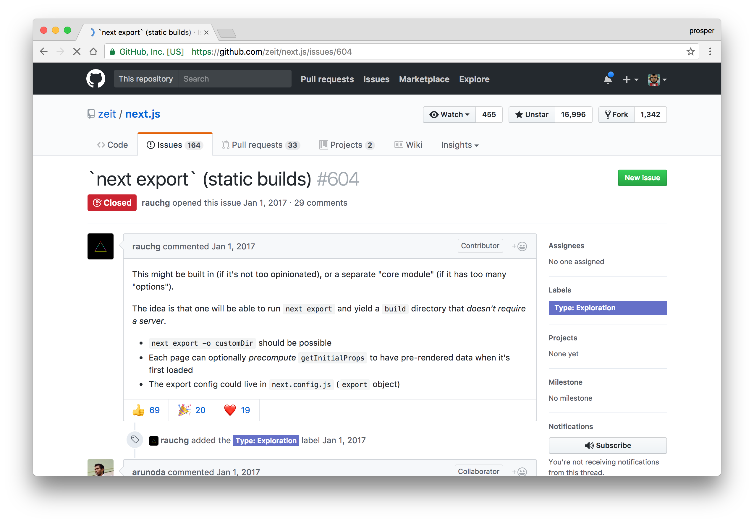 Static Export Support