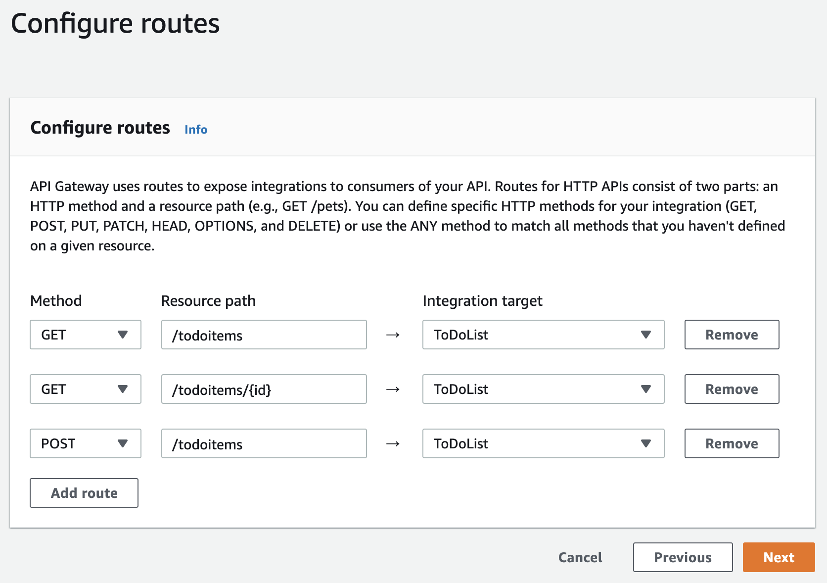 API Gateway - Step 2