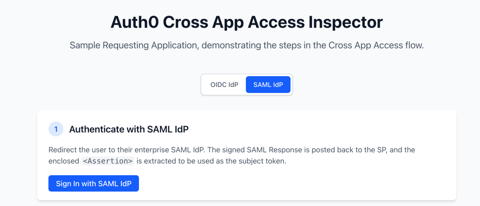 Auth0 XAA Inspector