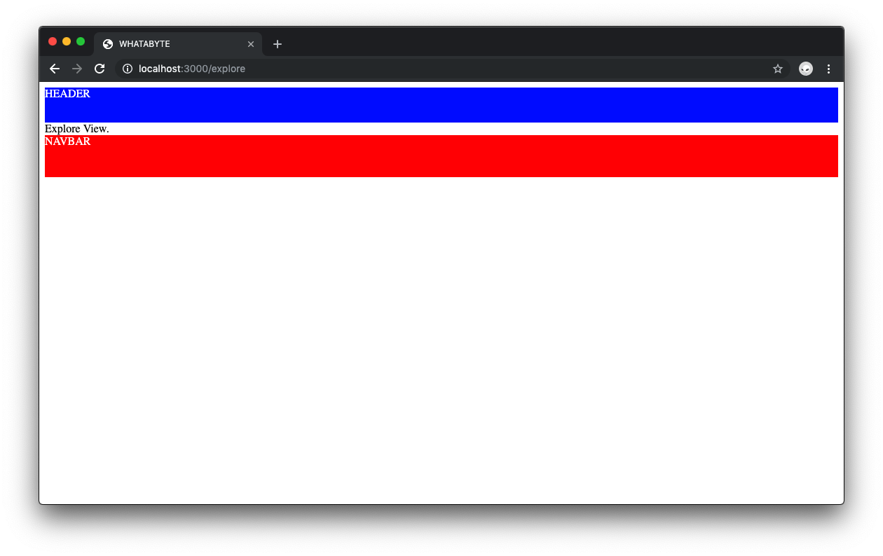 Another Next.js view with basic layout