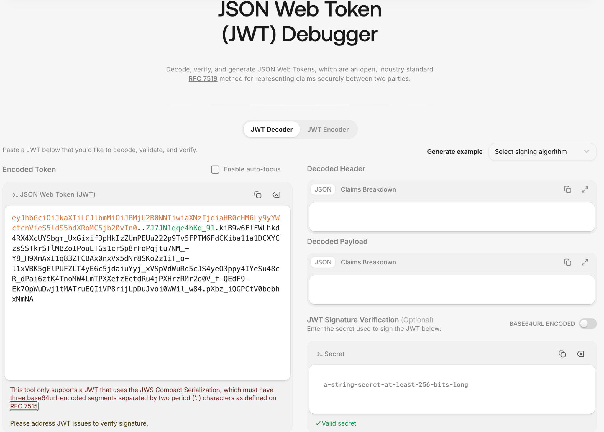 jwt.io Opaque Access Token