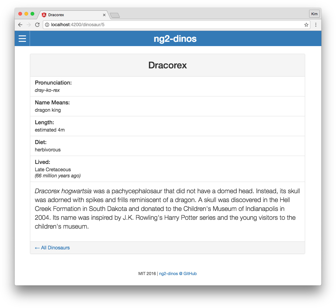 Angular 1 migrate to Angular 2 detail route