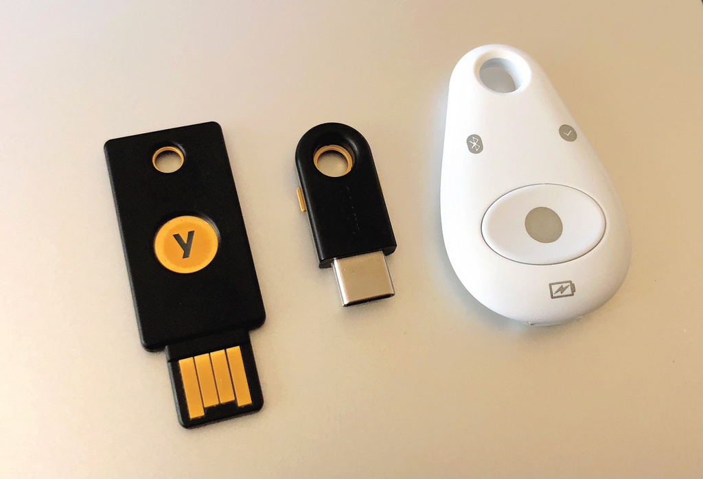 Hardware Authentication Security Keys (Yubico Yubikey 4 and Feitian MultiPass FIDO)