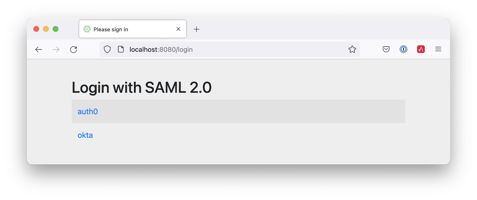 Login with SAML 2.0