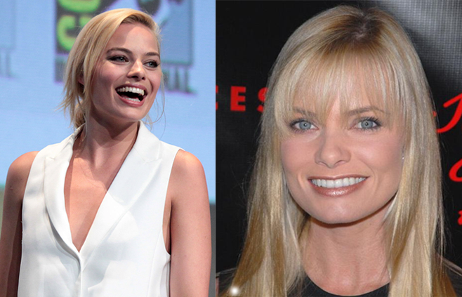 Are these images of actress Jaime Pressly or Margot Robbie?