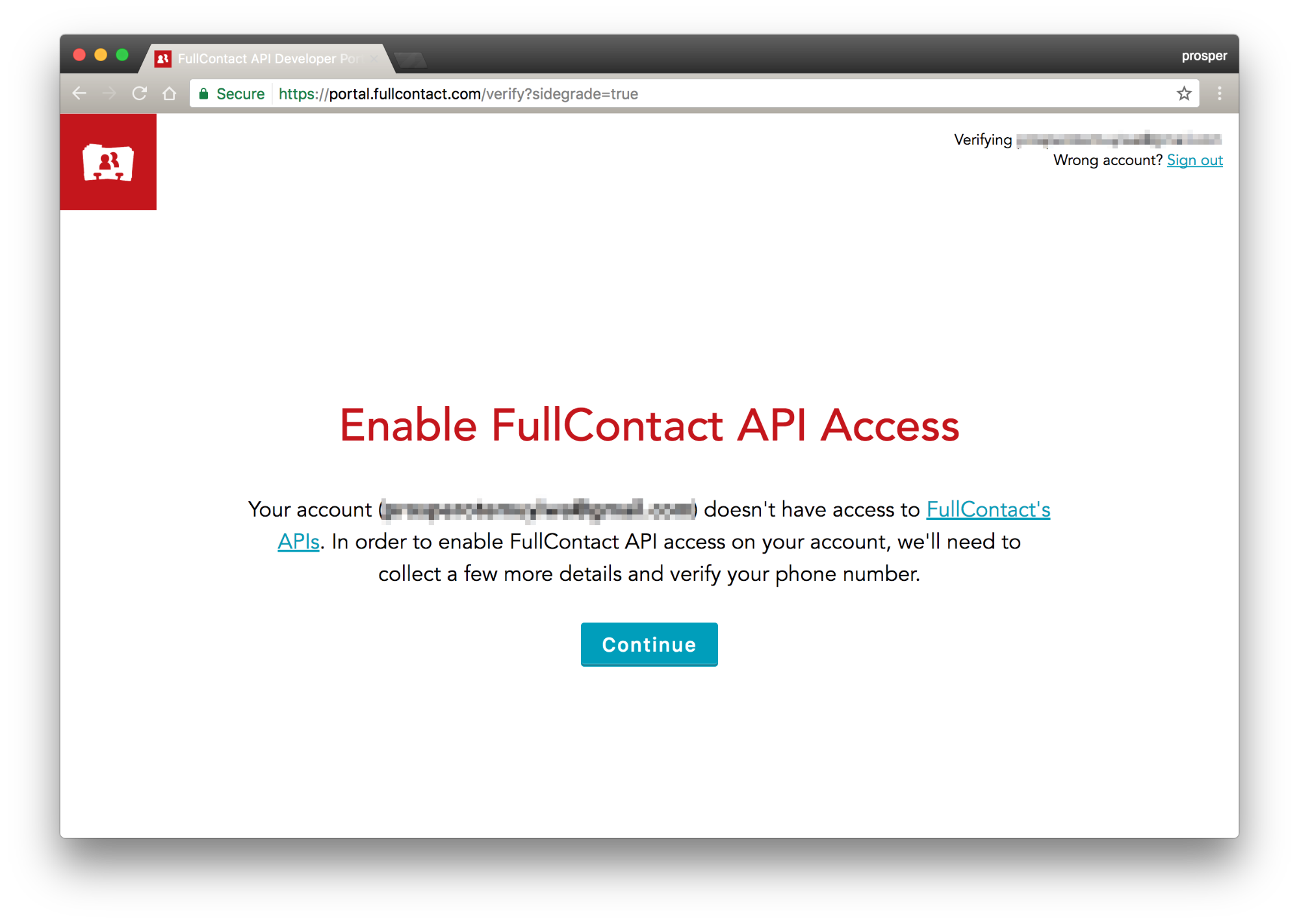 Enable API access