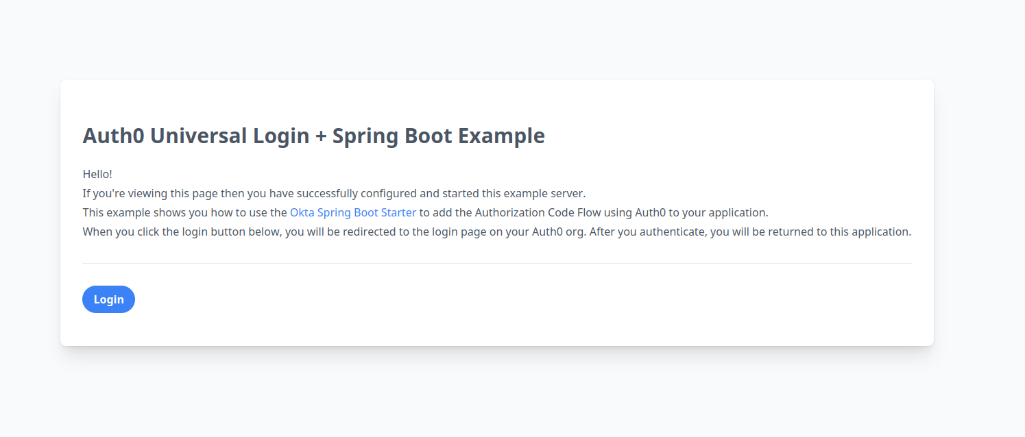 Spring hot sale starter example