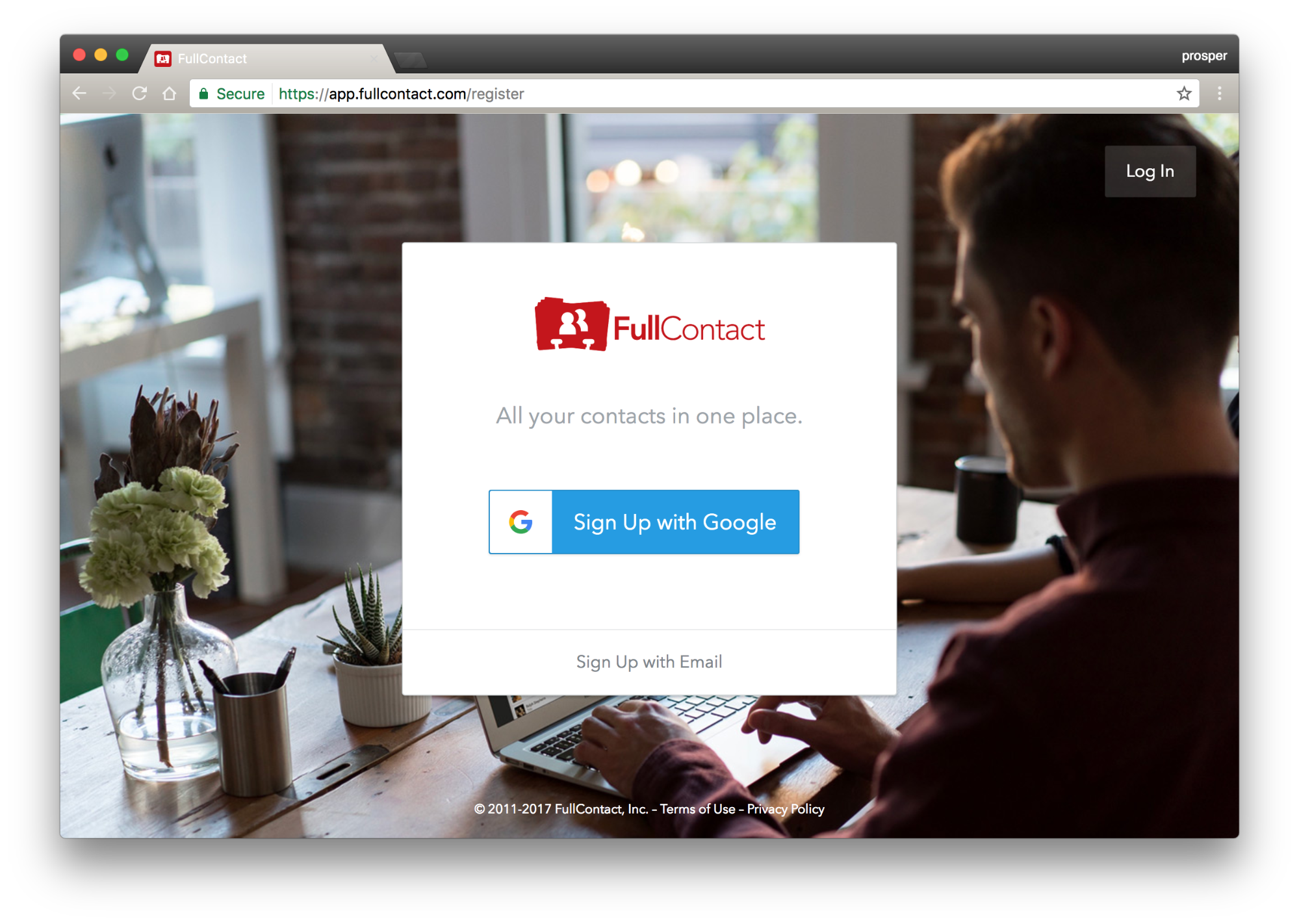 FullContact Signup