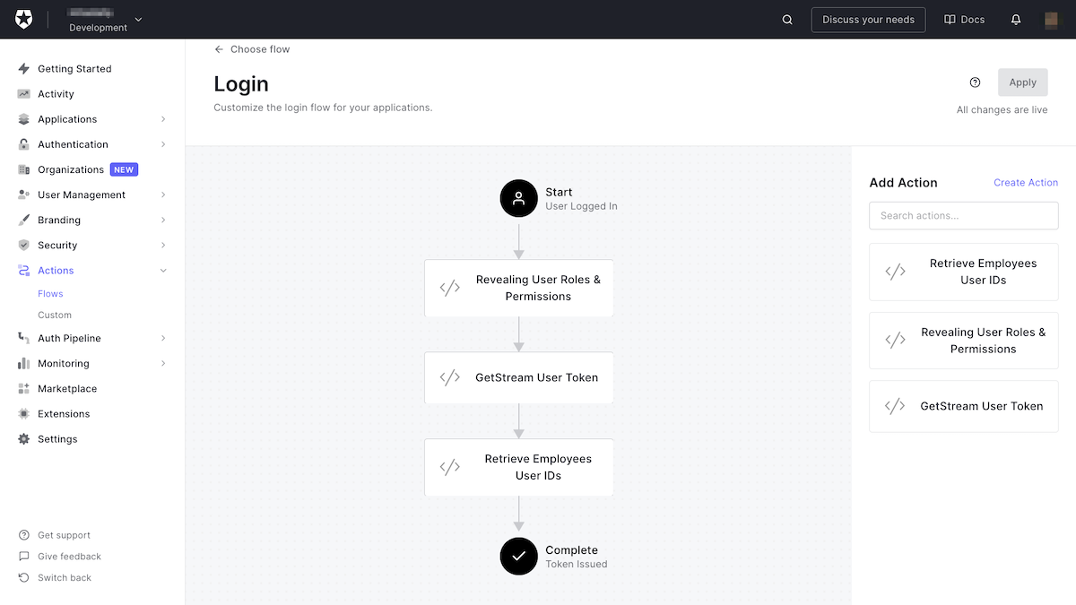  role in login flow 