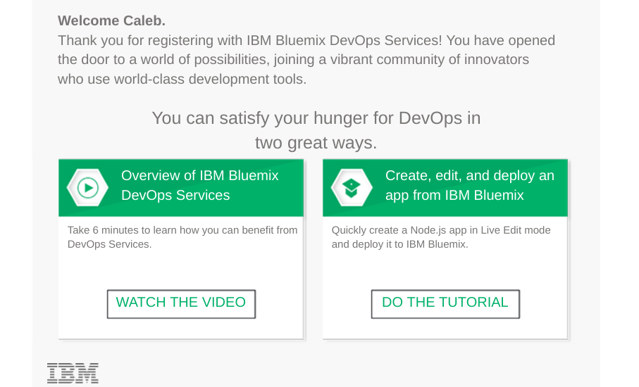 BlueMix Next Steps