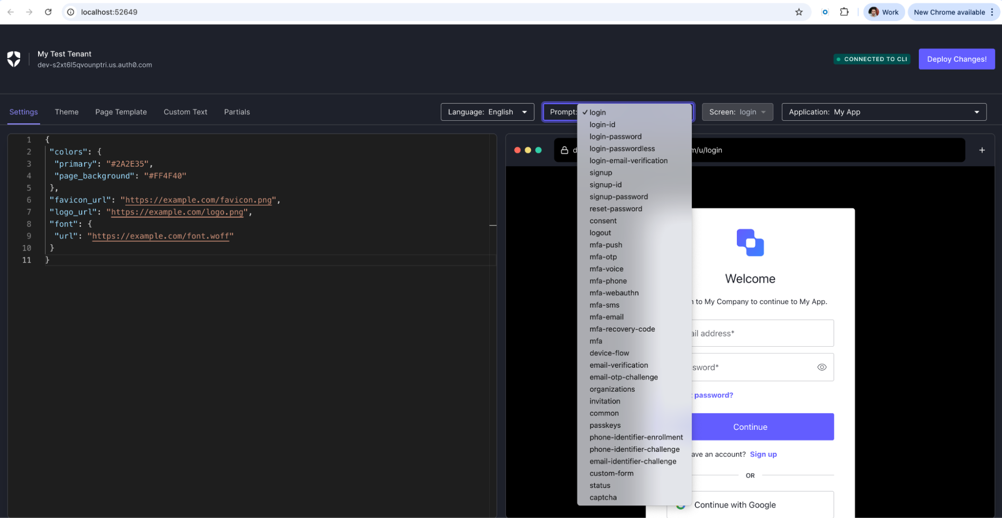 Advanced Customization of Universal Login