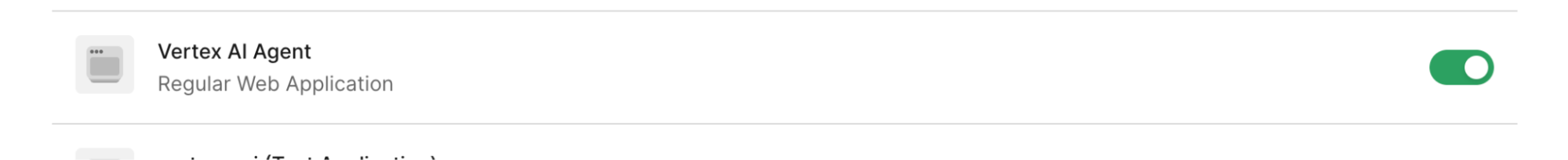 Auth0: Assigning the application to the Google Cloud connection