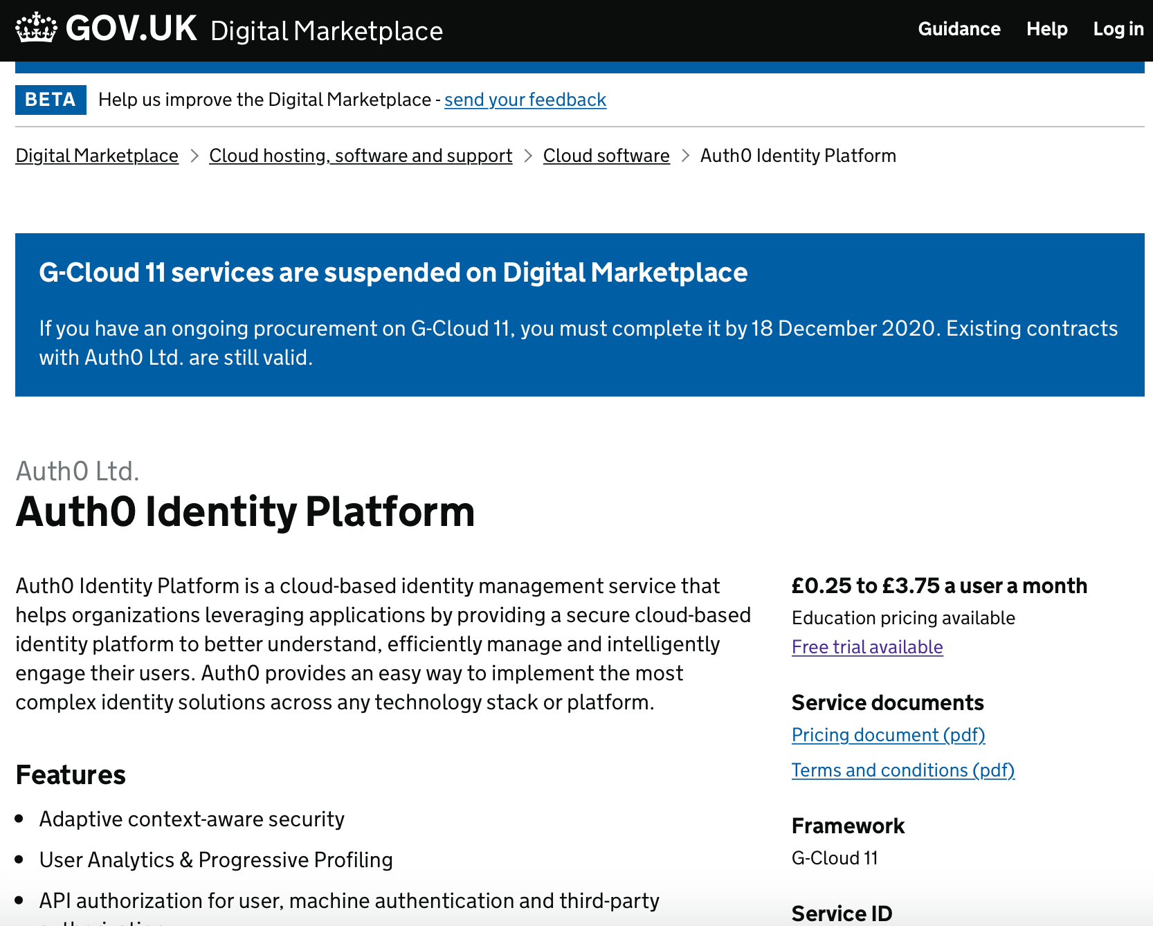 Auth0 Identity Platform