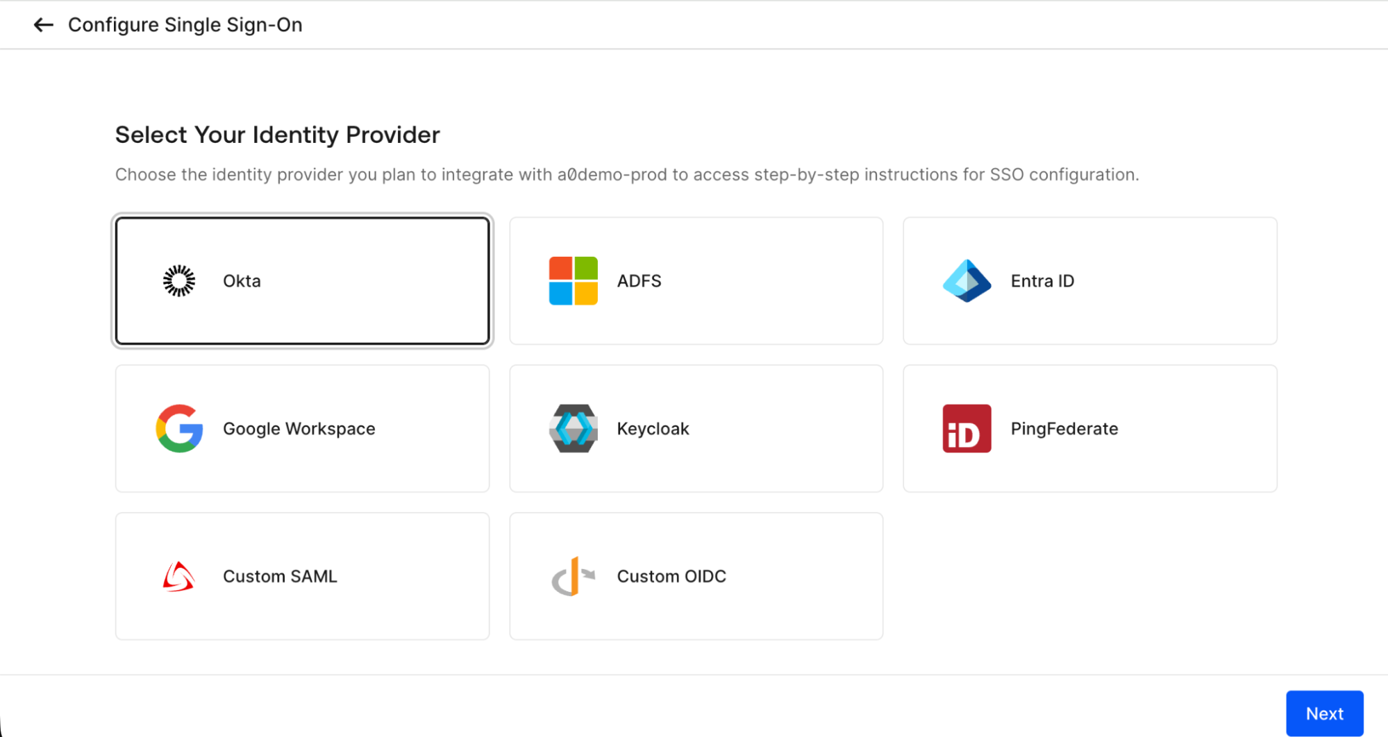 Auth0's Self-Service SSO Portal