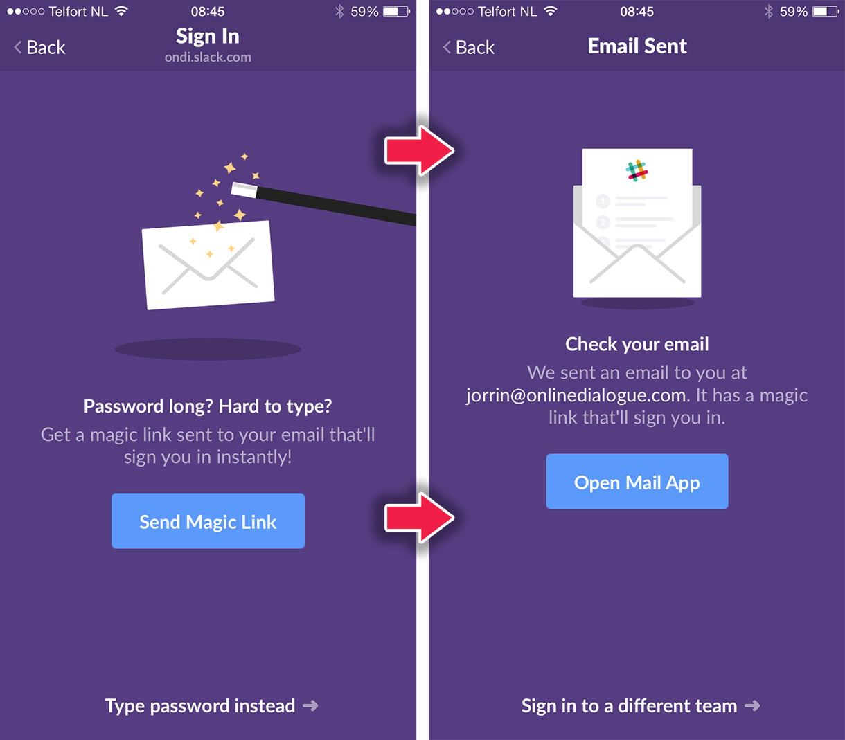 Passwordless login with passkeys, Authentication