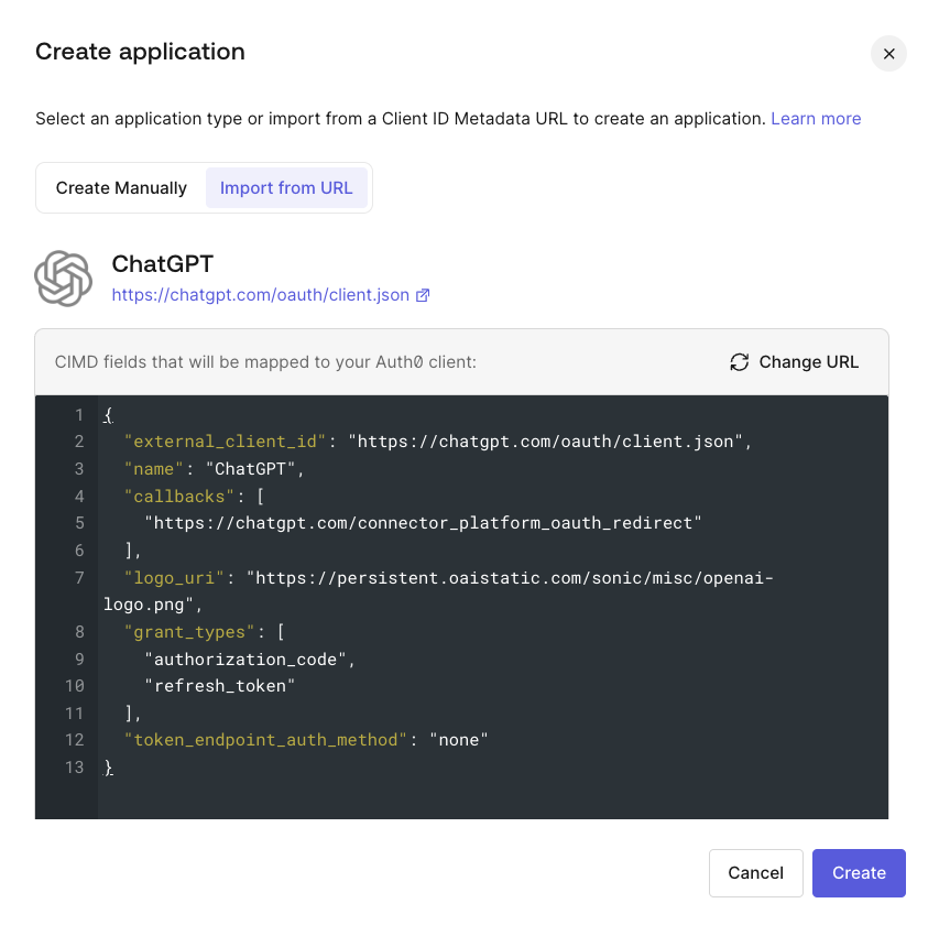 Create Application