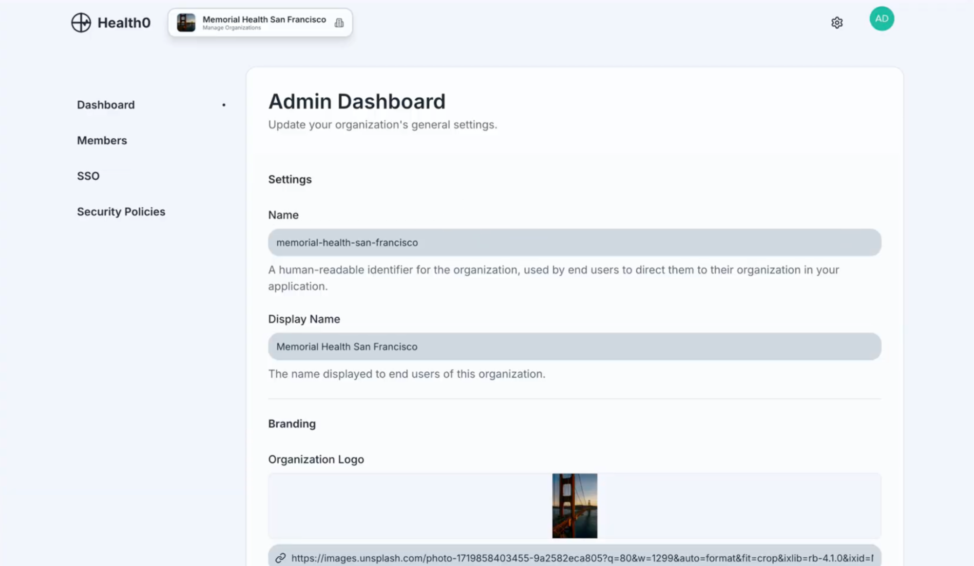 In-app Admin Dashboard