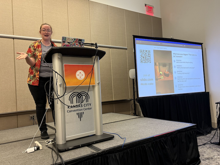 Ramona presenting at KCDC