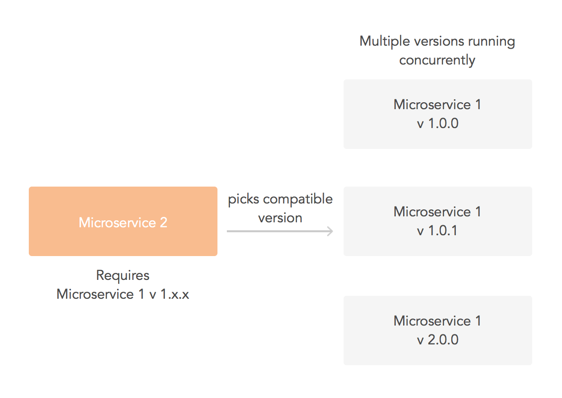 Different version of a dependency