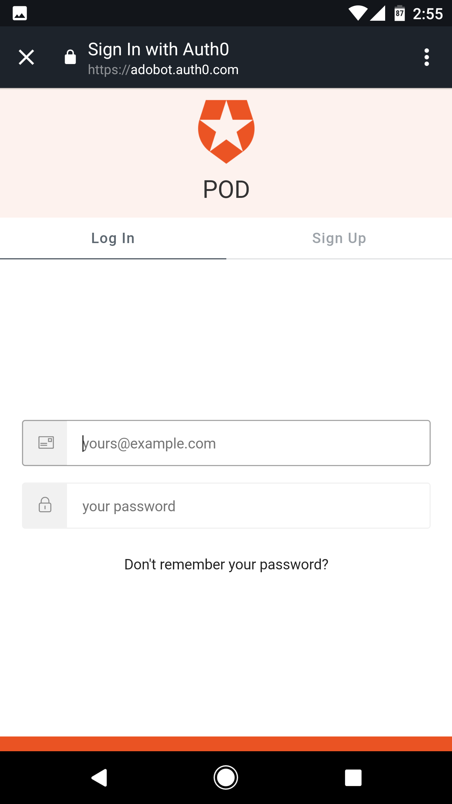 Login with Auth0