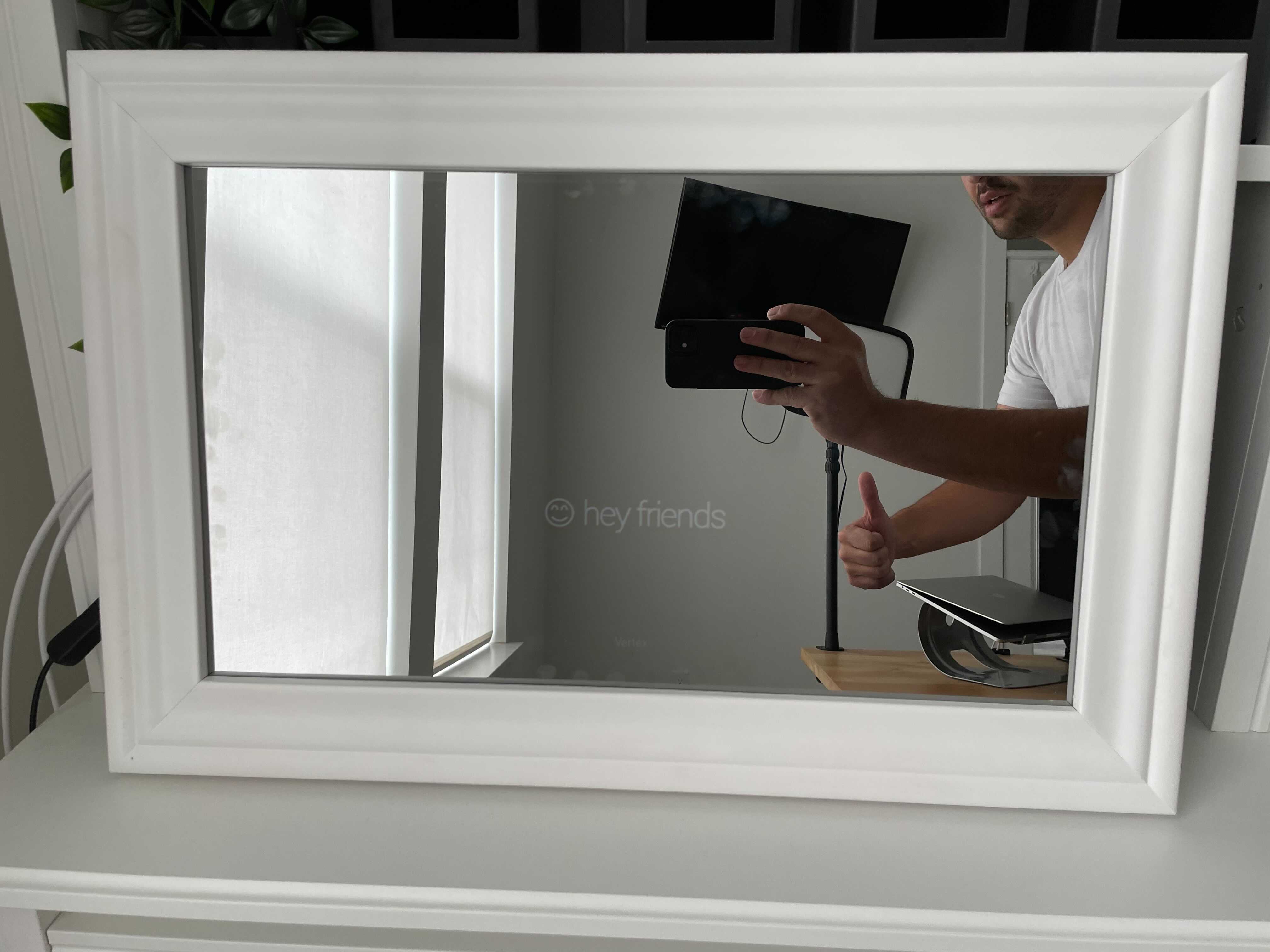 Picture of the working two way mirror