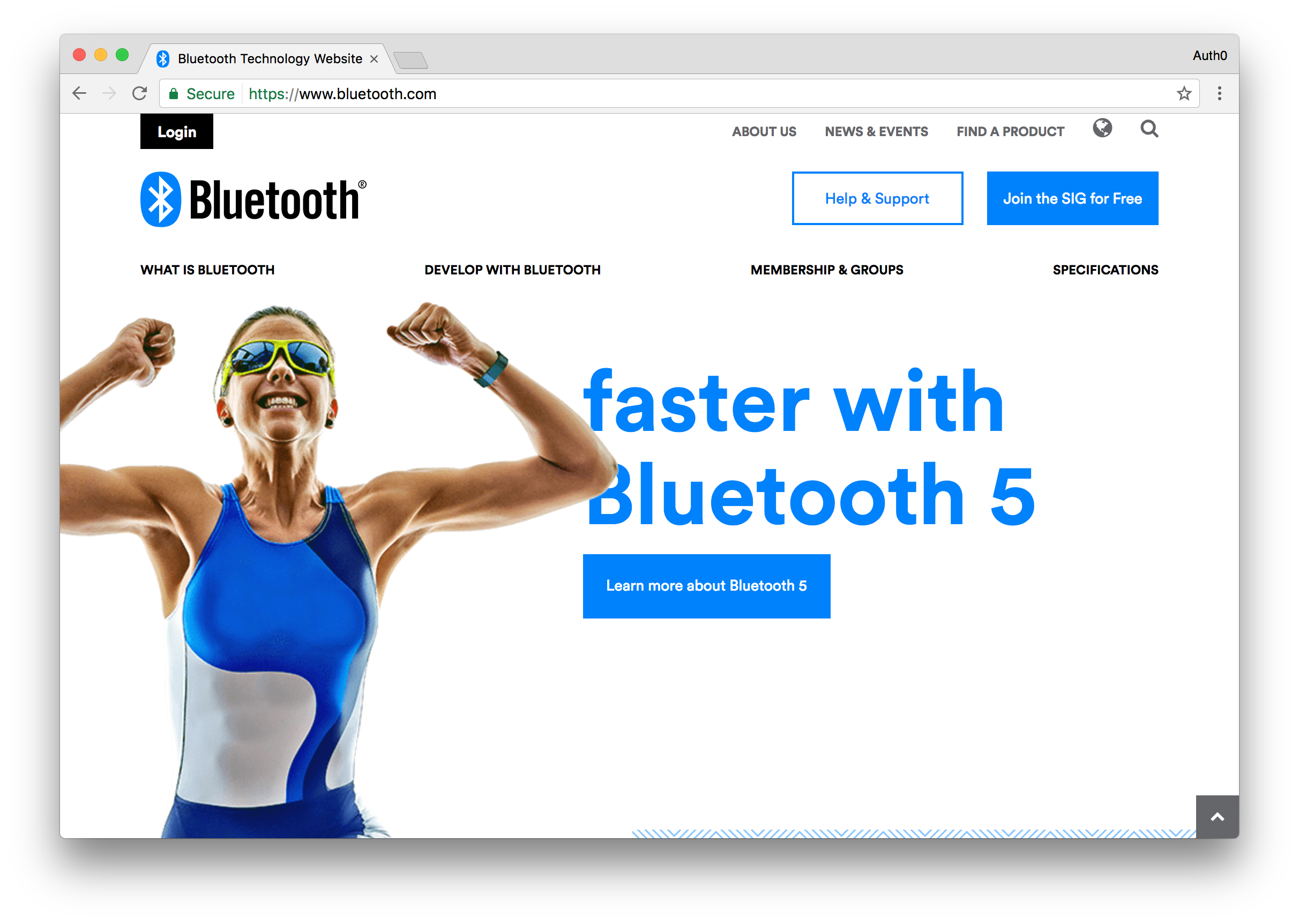 Bluetooth Website