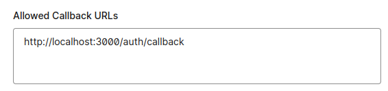 Setting the "Allowed Callback URLs" in Auth0 to handle the authentication flow in the Python application
