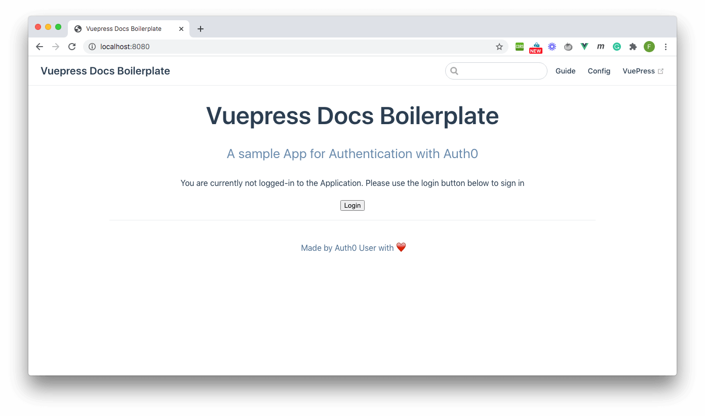 New Page - Vuepress