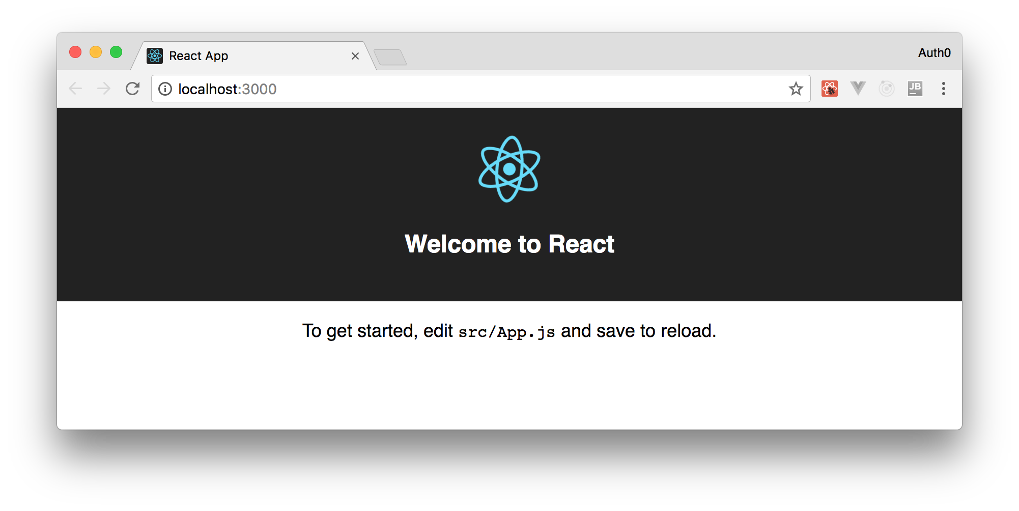 Default SPA create the create-react-app-tool