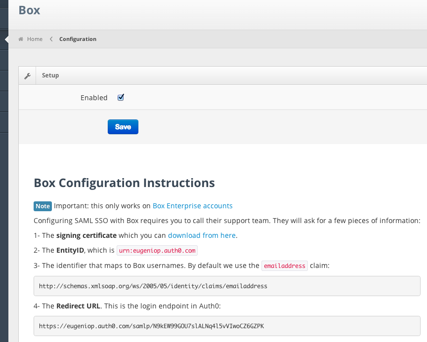 BOX Drive SSO Issue – Box Support