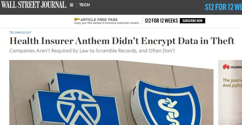 Anthem Hacked