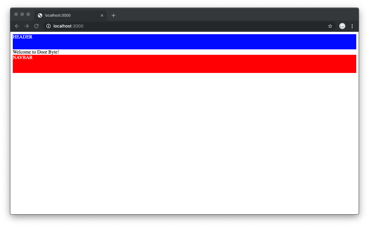 Next.js index page using a layout component