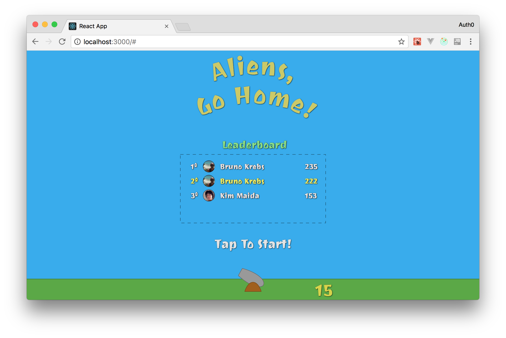 Testing the Socket.IO real-time leaderboard of your React game
