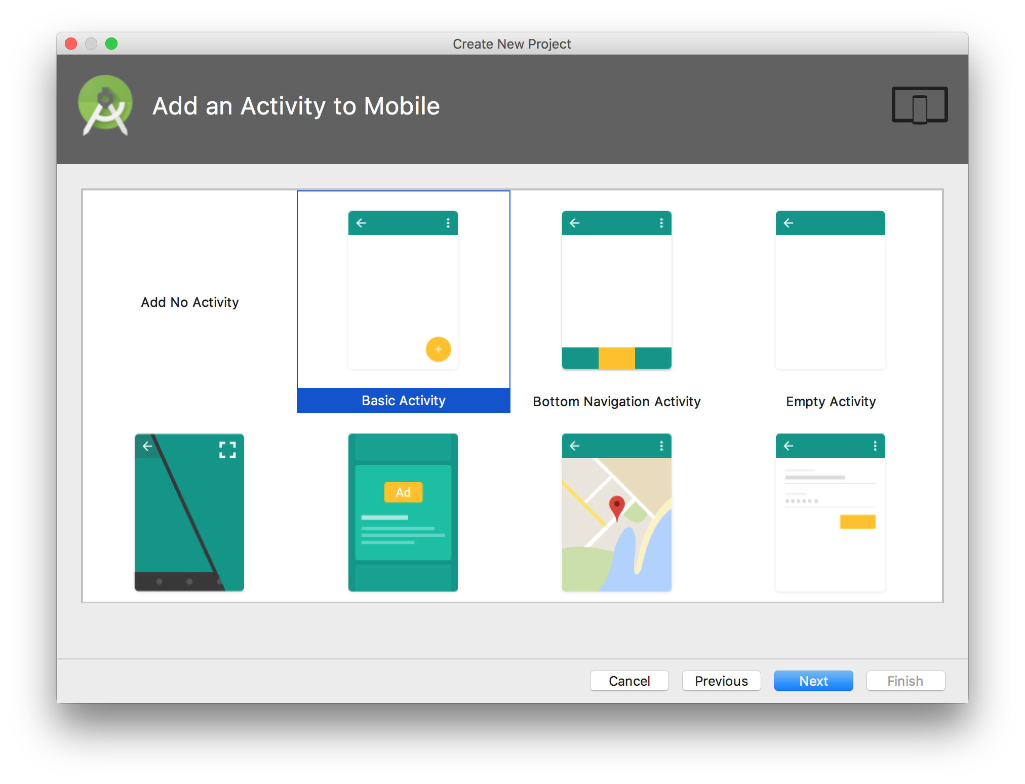 Firebase Basic Activity Template