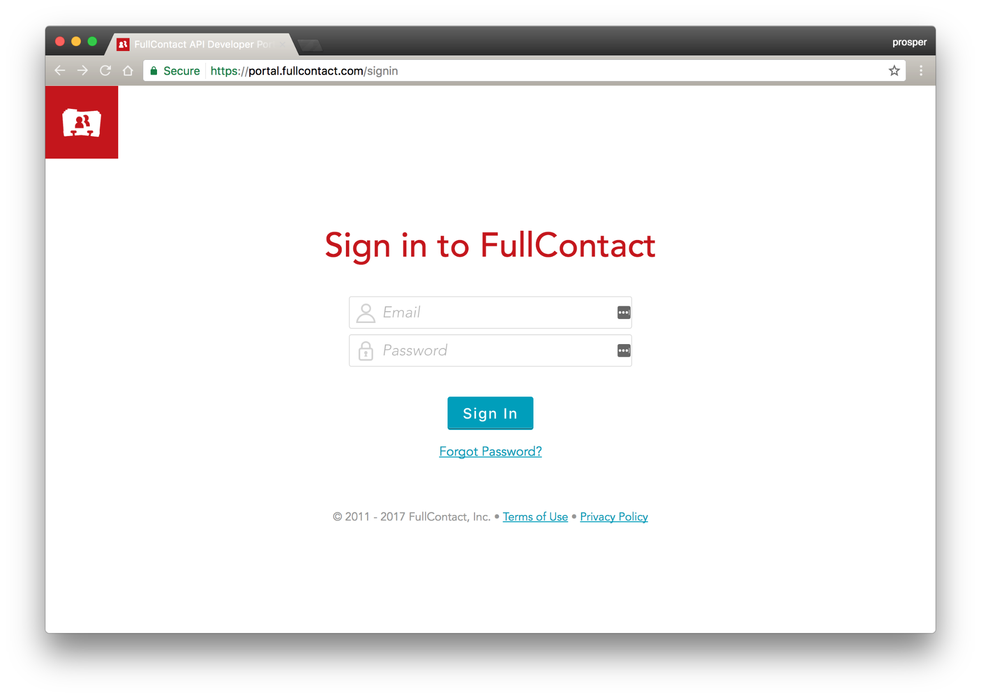 Sign in to FullContact