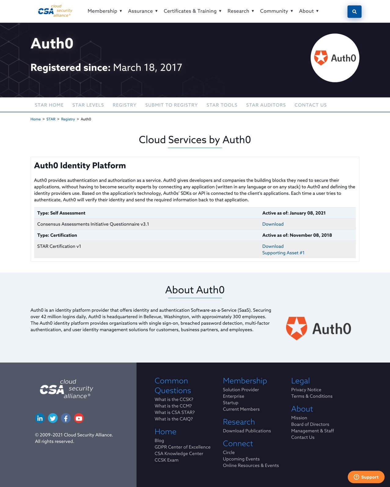 Cloud Services by Auth0