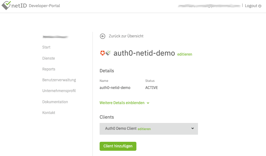 Creating a new netID client